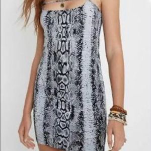 URBAN OUTFITTERS DRESS SNAKE SKIN
